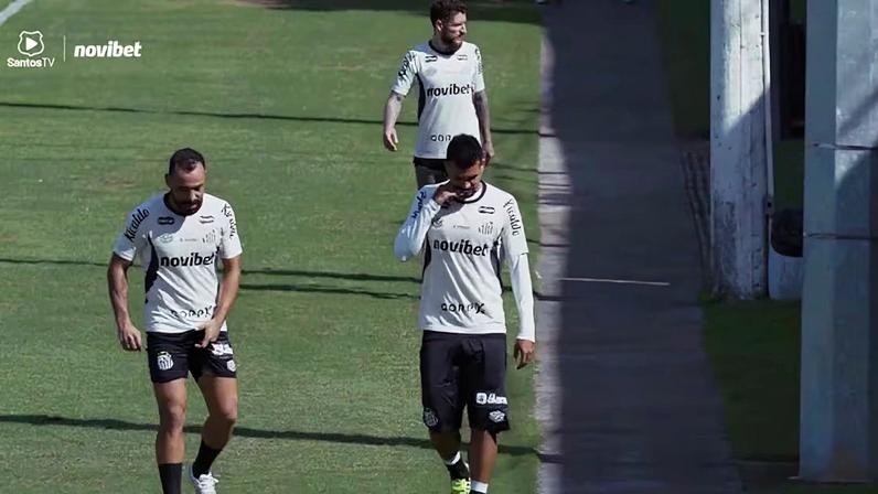 Peixe retornou da Argentina e agora se prepara para o clássico contra o Palmeiras, no Allianz Parque.