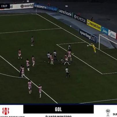 Montoro aproveita rebote e faz o segundo gol do Botafogo
