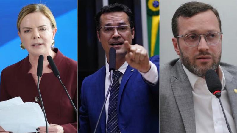 Disputa pelo Senado no Paraná fica embolada entre Gleisi, Dallagnol e Barros