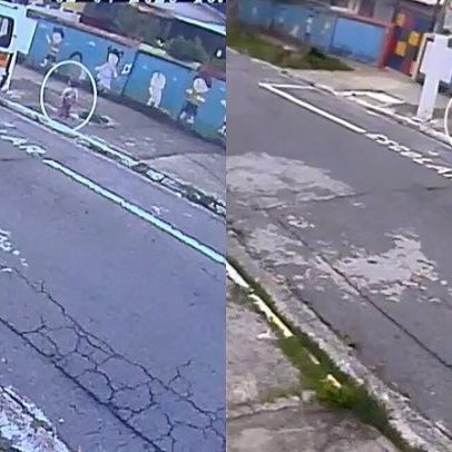 Menina de 2 anos fica esquecida na van escolar e é encontrada na rua