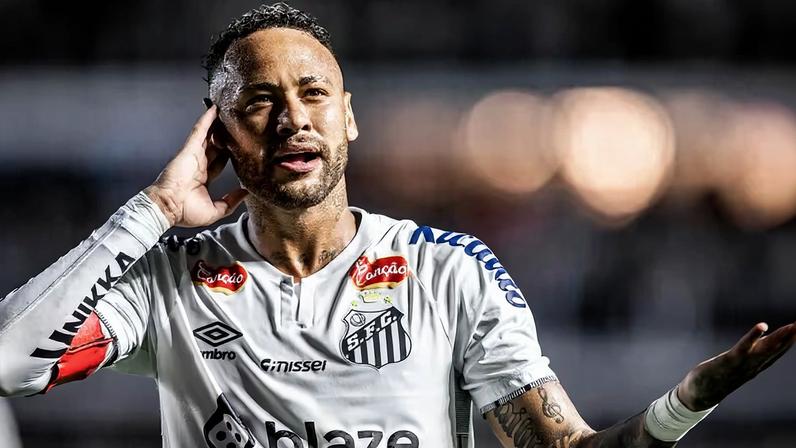 Neymar saiu do jogo com as mãos nos ouvidos. Torcida do Santos vaiava e alguns torcedores o xingavam. Acabou o amor incondicional
