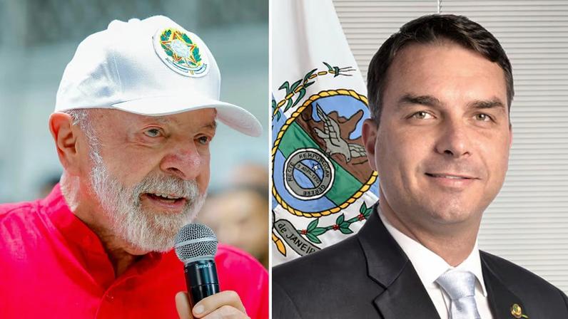 No cenário espontâneo, Lula reúne 30% dos votos, contra 14% de Flávio