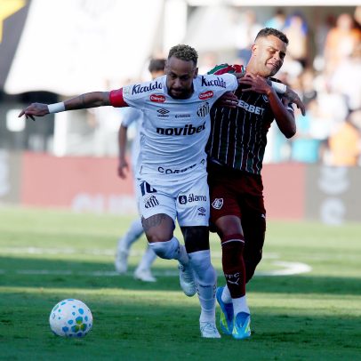 Neymar dá assistência, Santos sofre virada do Fluminense