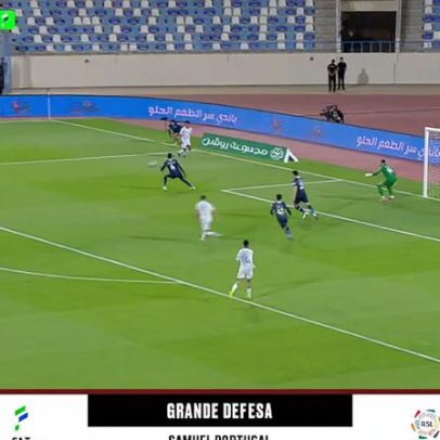 Al Akhdoud vence Al Fateh por 1 a 0, defesa essencial de Samuel Portugal