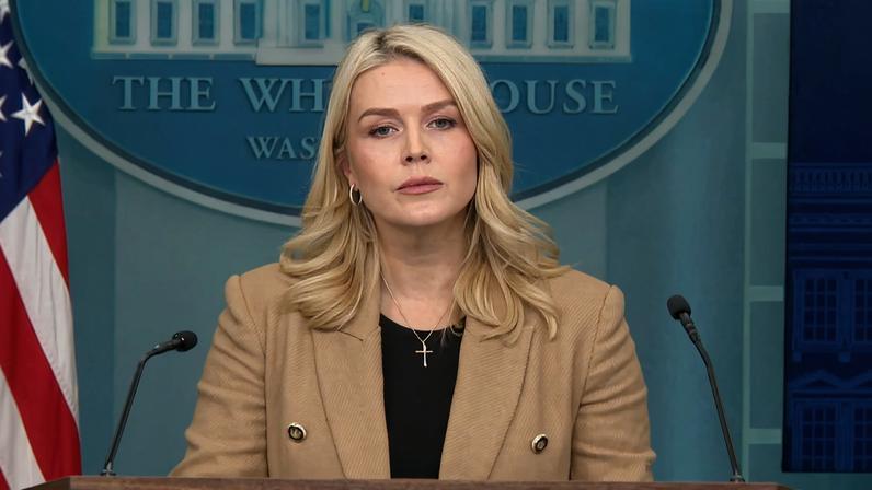 Karoline Leavitt, porta-voz da Casa Branca do governo Trump