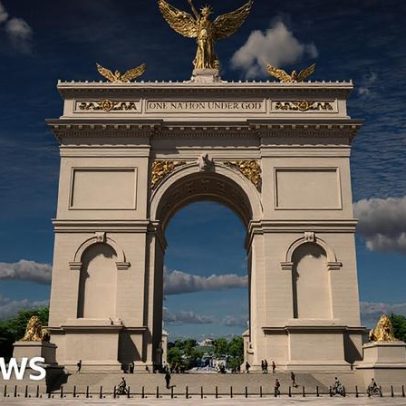 Projeto do arco da vitória para a capital dos EUA avança