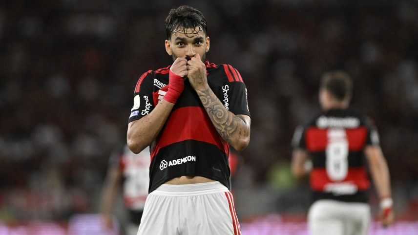Paquetá deixa Flamengo x Bahia com dores no joelho esquerdo — Foto: Reprodução: Premiere