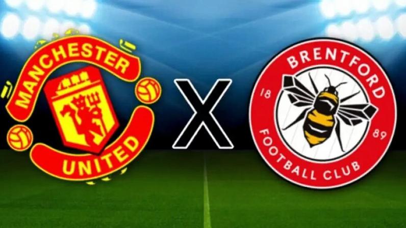 Manchester United e Brentford se enfrentam pela Premier League.