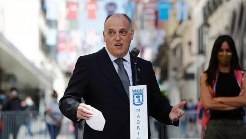 Javier Tebas, presidente da LaLiga, reprova possível pena de 12 jogos a Andrada após soco em rival