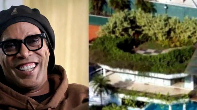 Cinco suítes, campo de futebol e muito mais: Ronaldinho Gaúcho ofereceu R$ 20 milhões por esta mansão, mas dono preferiu transformá-la em cenário de uma novela histórica.
