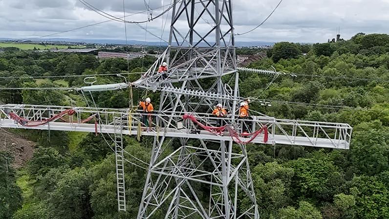 Reconfiguração completa da rede elétrica britânica
