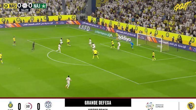 Al Nassr - Al Najma 0 - 0 | DEFESA DO GOLEIRO - Victor Braga