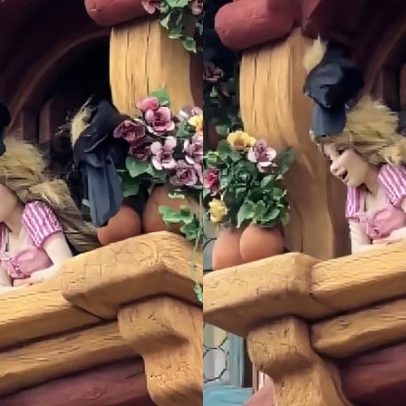 Corvos são vistos consumindo cabelo de Rapunzel em parque temático