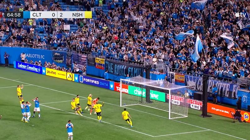 Charlotte FC - Nashville SC 0 - 2 | PÊNALTI PERDIDO - Idan Toklomati