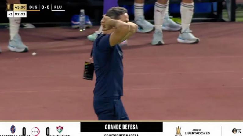 Goleiro do La Guaira faz defesa espetacular e evita gol do Fluminense