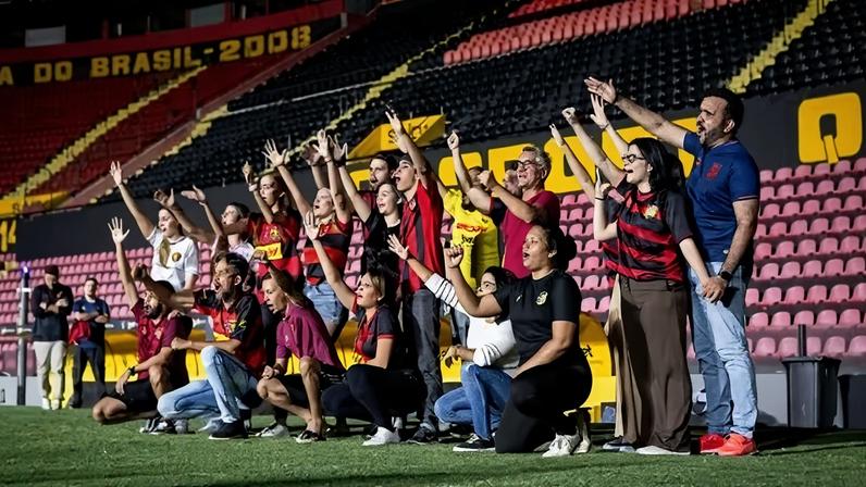 Torcida do Sport apoia o clube nas partidas ao redor do Brasil