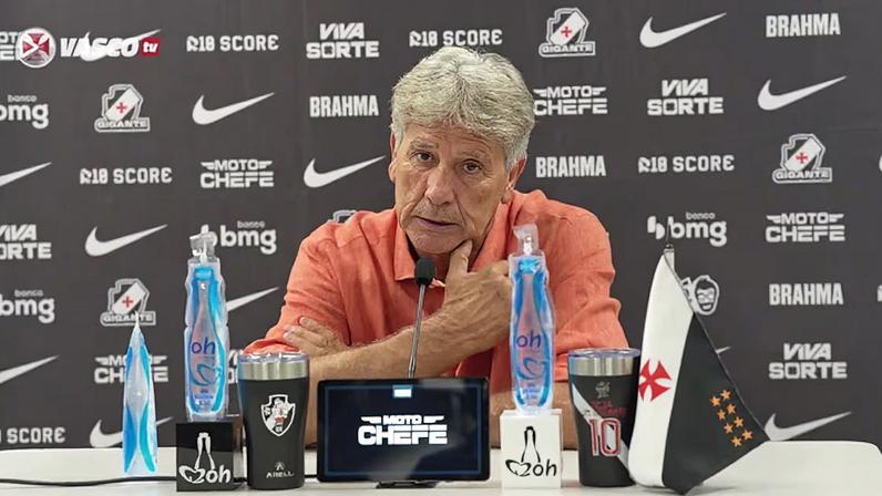 O técnico Renato Gaúcho disse que o Vasco se comportou bem no empate com o Coritiba por 1 a 1, no Couto Pereira, pelo Campeonato Brasileiro.