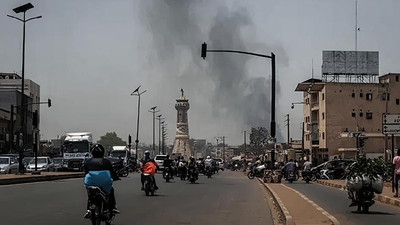 Explosions and gunfire were reported in the capital, Bamako (pictured above) last weekend