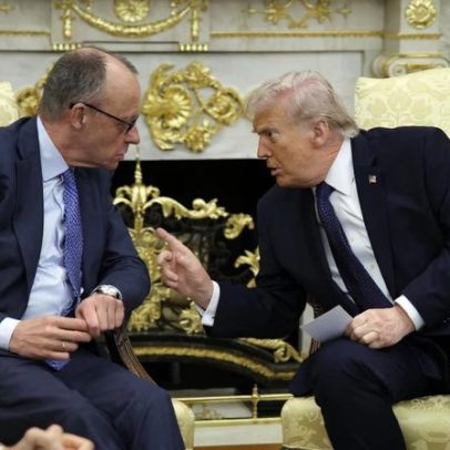Trump agrava crise com Merz ao dizer que priorizar a Alemanha quebrada