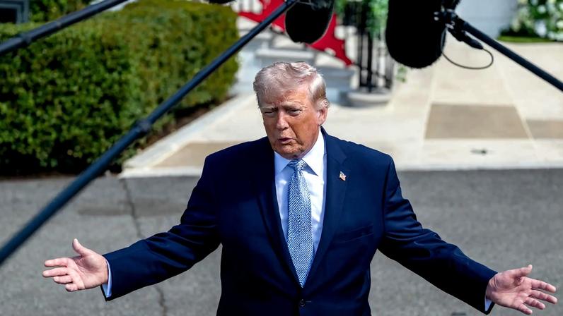 Trump vê com otimismo possível acordo com o Irã (Foto: EFE/EPA/DANIEL HEUER / POOL)
