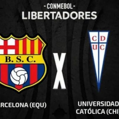 Barcelona de Guayaquil x Universidad Católica: onde assistir e escalações