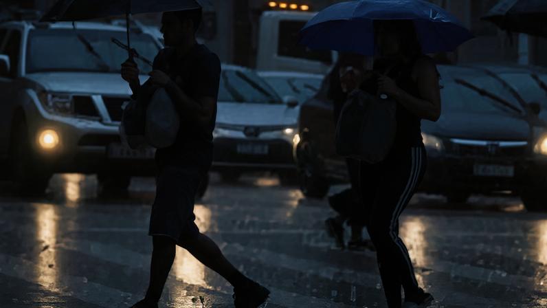 Alerta de chuva do Inmet.