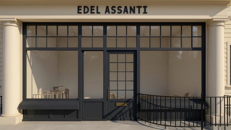 Rendering of Edel Assanti's new Bury Street gallery