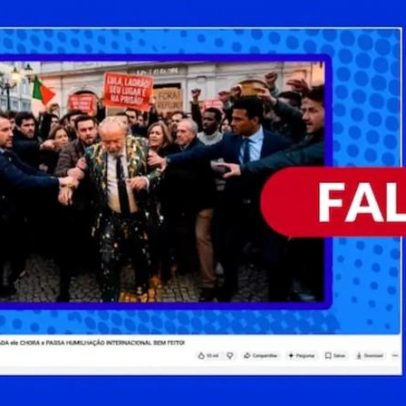 Imagens de Lula recebendo chuva de ovos em Portugal foram criadas por IA
