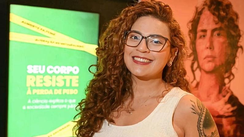 Thayane estrelou documentário "Obesidade, uma doença crônica" — Foto: Divulgação