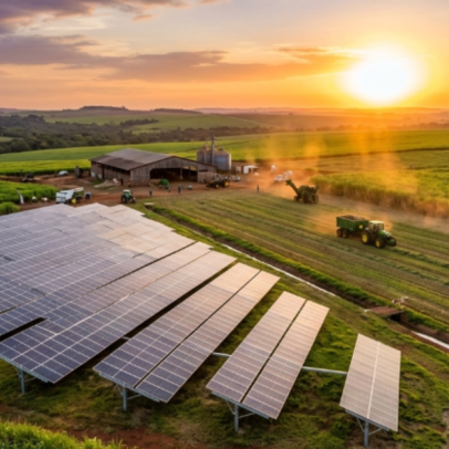 Energia solar eleva produtividade no agronegócio