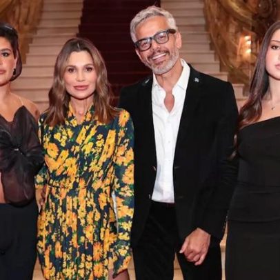 Modelos desfilam na pré-estreia de O Diabo Veste Prada 2