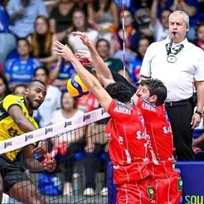 Vôlei Renata vence o Praia na virada e avança à final da Superliga