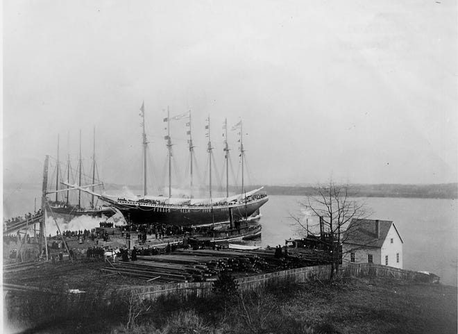 Percy & Small launched the schooner Edward B. Winslow in 1907.
