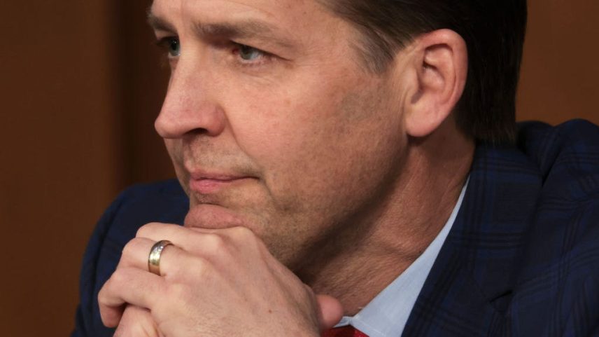 Ben Sasse (R-NE) questions U.S. Supreme Court nominee Judge Ketanji Brown Jackson during her Senate Judiciary Committee confirmation hearing in the Hart Senate Office Building on Capitol Hill, March 22, 2022 in Washington, DC.