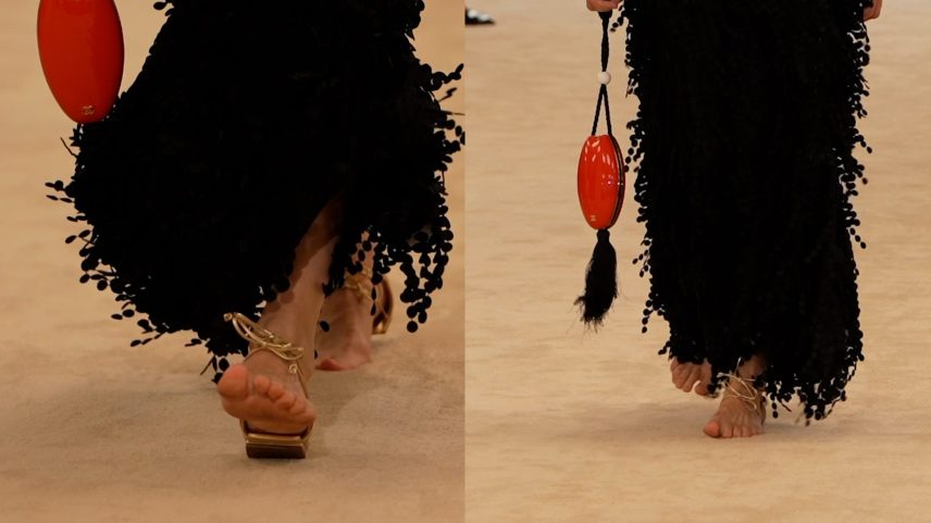 Chanel's barefoot sandals go viral.