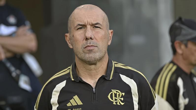 Leonardo Jardim, Flamengo x Santos — Foto: André Durão / ge