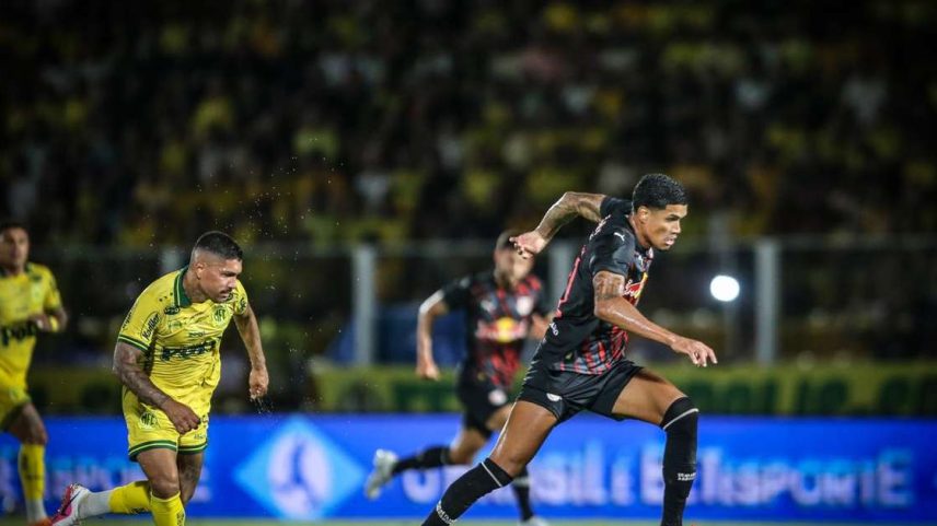 Lucas Barbosa, jogador do Red Bull Bragantino.