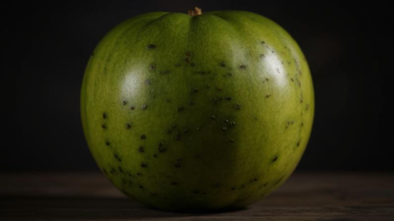 Bactérias que possuem proteínas nucleadoras de gelo costumam atacar plantas. É o caso da Pseudomonas syringae, que infecta culturas como o tomate — Foto: Scot Nelson/ flickr