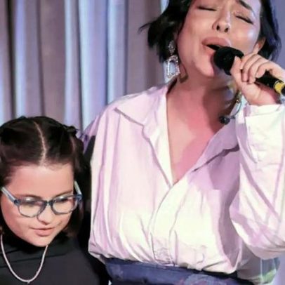 Li Martins, do Rouge, emociona-se no 1º show após morte do marido
