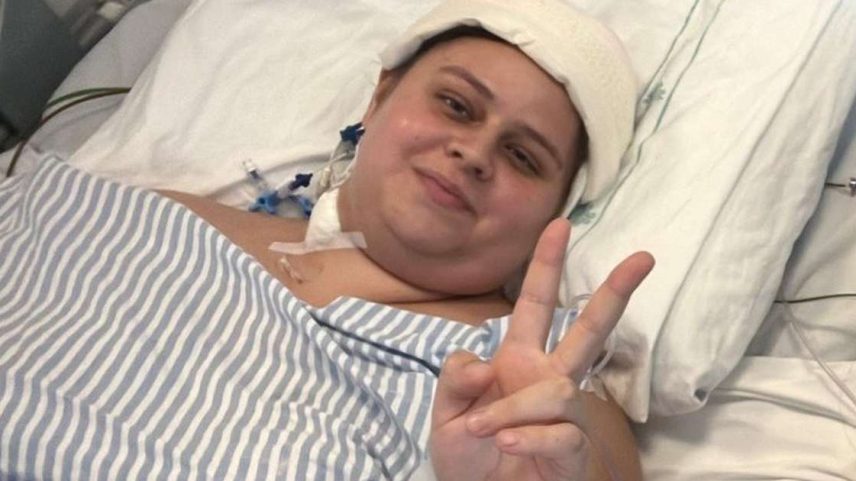 Kemili, 21 anos, luta contra tumor cerebral e conta com apoio da comunidade