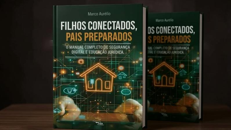 Autor de “Filhos Conectados, Pais Preparados”, Marco Aurélio Fernandes é perito digital e mestrando em Direito e Inteligência Artificial (IA) nos Estados Unidos