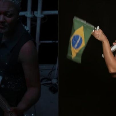 Kyla Wright baixista de Sabrina Carpenter, divulga vídeos em Lollapalooza Brasil