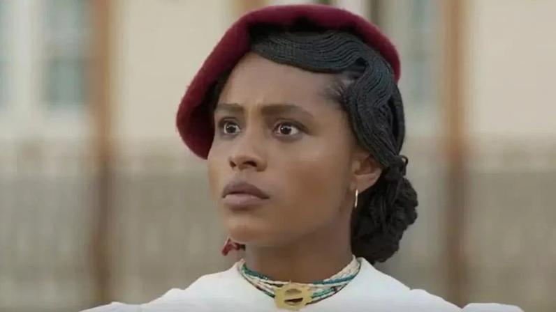 Alika (Duda Santos) em 'A Nobreza do Amor'