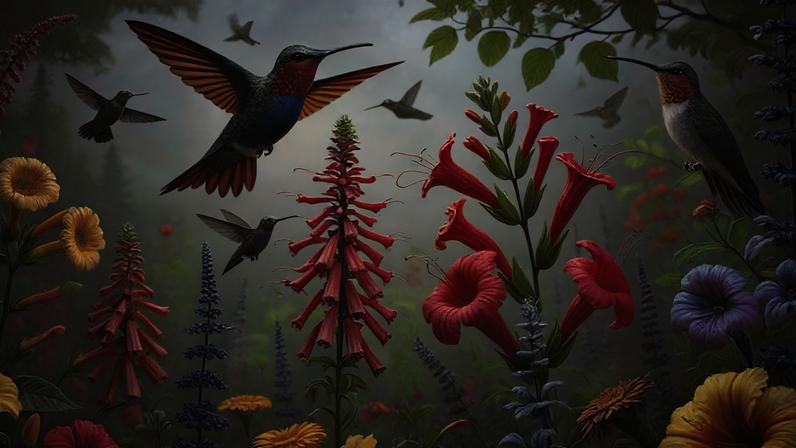 As flores favoritas dos beija-flores e o que as torna especiais