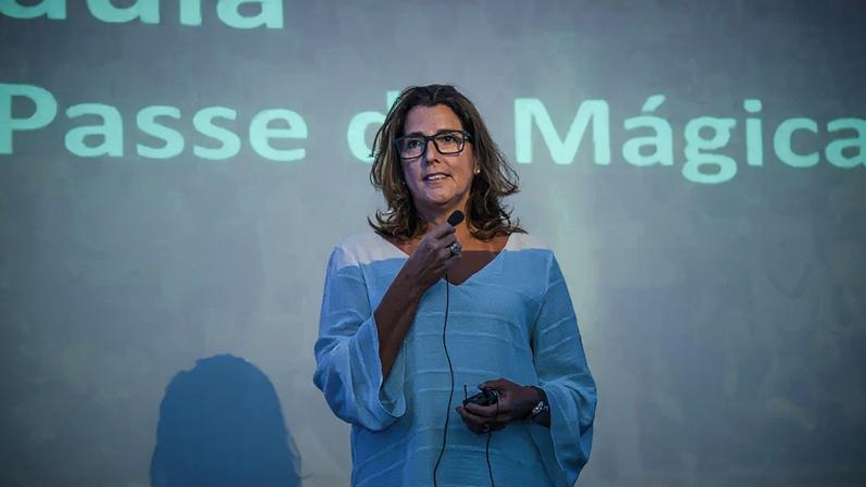 Maria Paula, a Magic Paula, em palestra