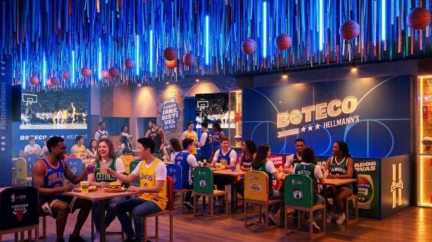 Projeção do Boteco Hellmann's