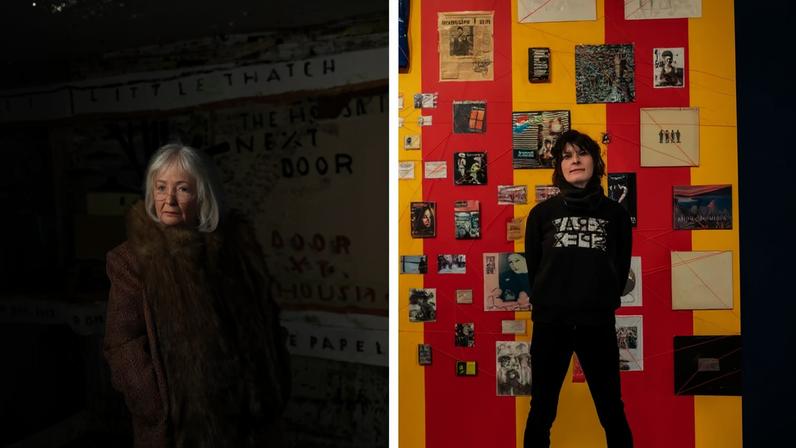 Rose Wylie (left), Sue Webster (centre) and Tracey Emin (right) Wylie: Photo by William Ford @w.illiamf.ord, © Rose Wylie, courtesy the artist and David Zwirner; Sue Webster: Photo by Richard Ivey; Emin: © Tate/Sonal Bakrani