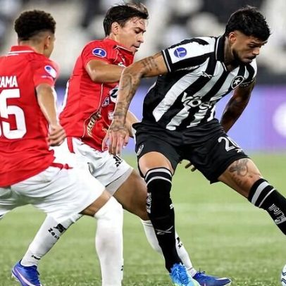 Botafogo empata na estreia da Sul-Americana contra o Caracas no Nilton Santos