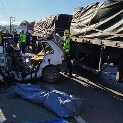 Acidente em rodovia no Vale do Itajaí, SC, deixa cinco mortos