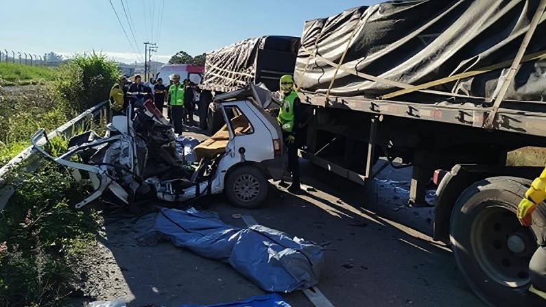 Acidente ocorreu na rodovia SC-101
